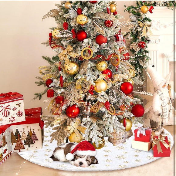 Christmas Tree Skirt 36 Inch, Holiday Part Decorations for Christmas - Picture 5 of 7